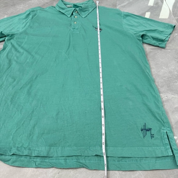 Men’s Guy Harvey Vintage Marine Polo Fish Logo Short Sleeve 100% Cotton Medium - Picture 16 of 16